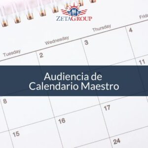 calendario maestro